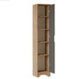 Hanah Home Armario Multiusos LIB3-AA Pino Atlántico y Antracita